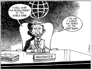 Wolfowitz - you putz, you thought we wouldn’t notice?